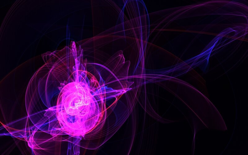 Abstract light swirls