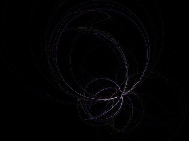 Abstract Light Swirls — Black, Calm
