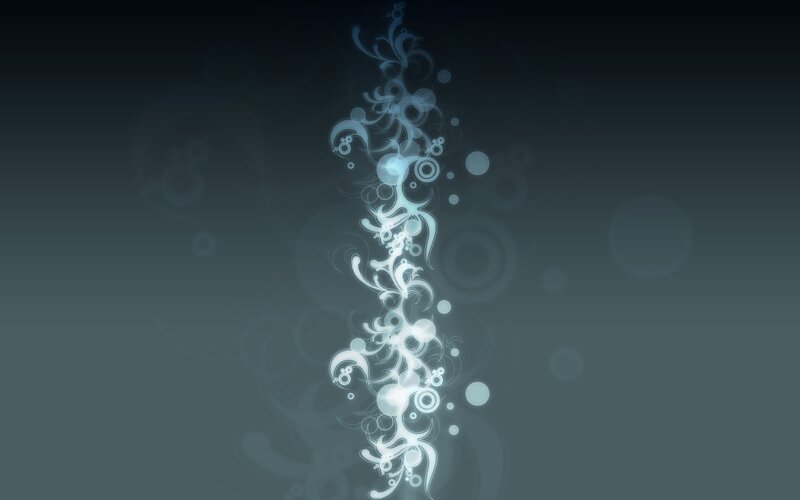 Abstract Light Swirls — Blue, Calm
