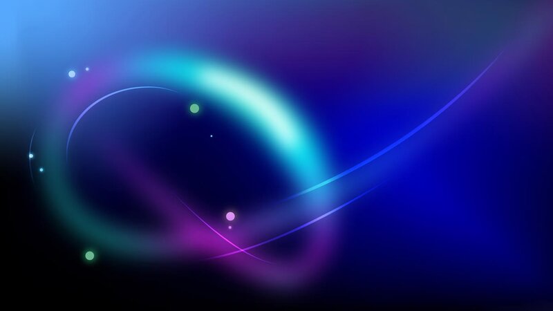 Abstract Light Swirls — Blue, Serene, Digital Art, Light Streaks