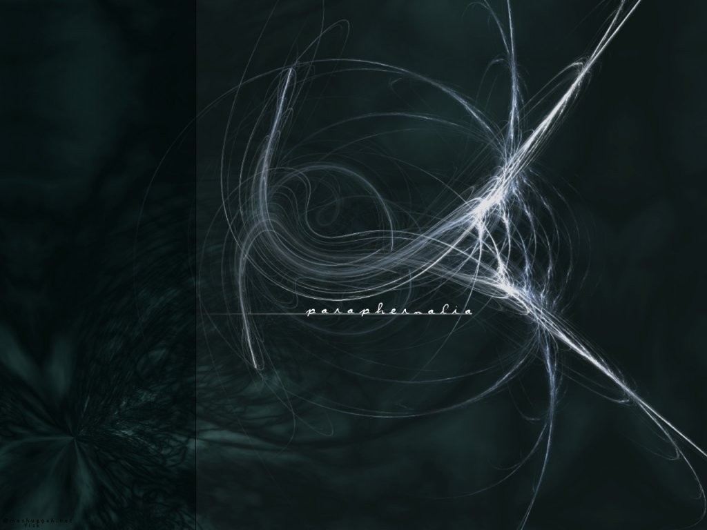 Abstract light swirls on dark background