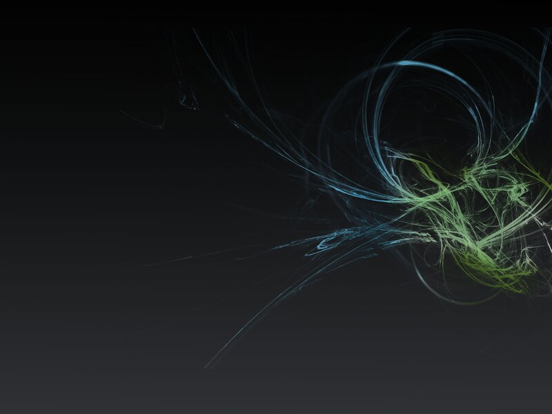 Abstract light swirls on dark background