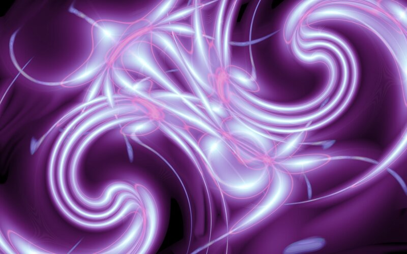 Abstract Light Swirls — Purple, Energetic
