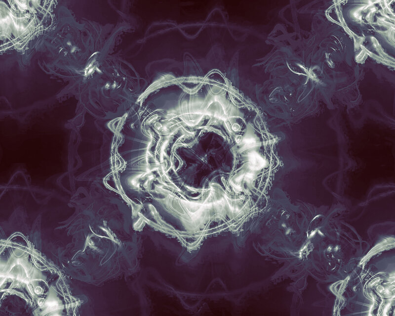 Abstract Light Swirls — Purple, Mystical, Digital Art