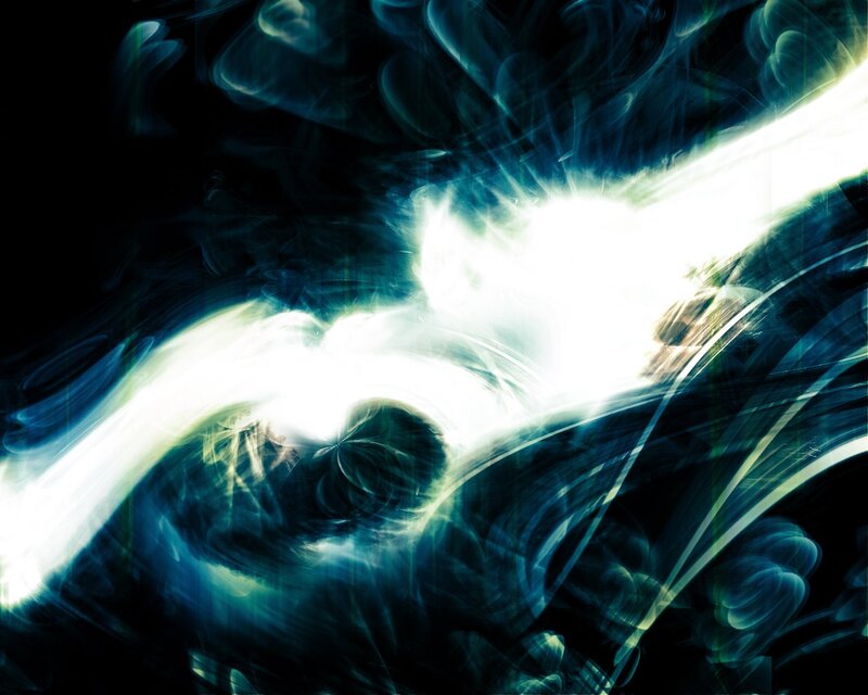 Abstract Light Swirls — White, Dramatic, Smoke