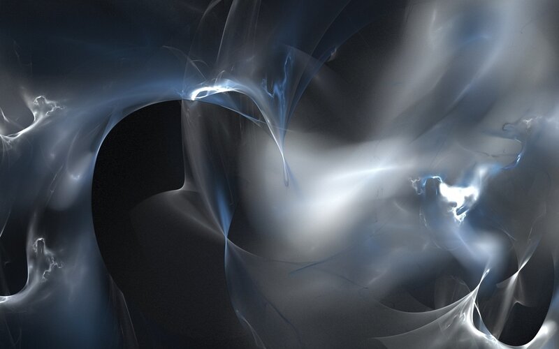 Abstract Light Swirls — White, Ethereal