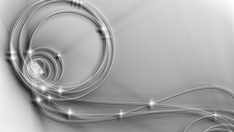 Abstract Light Swirls — White