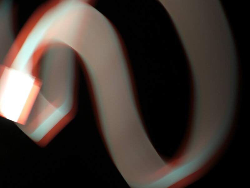 abstract light trail motion