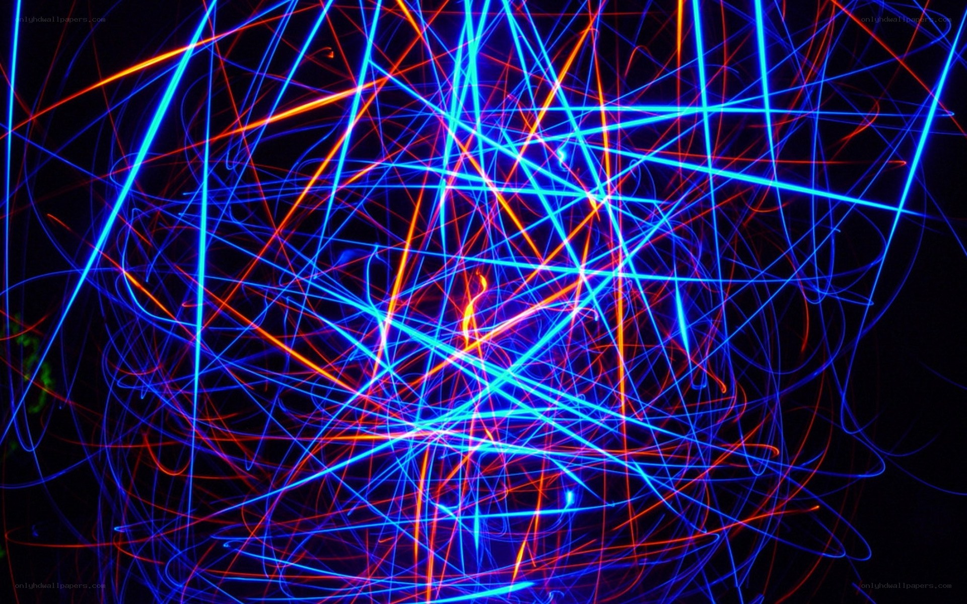 Abstract light trails