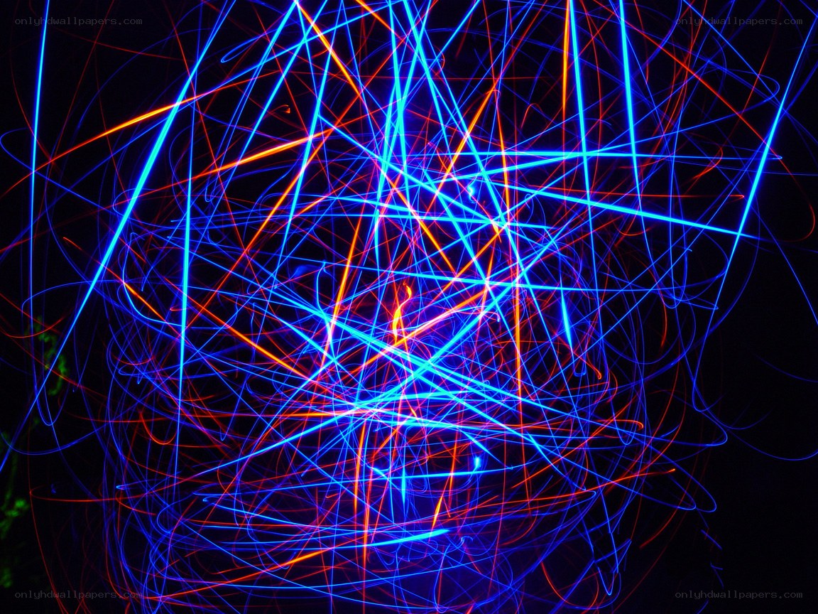 Abstract light trails