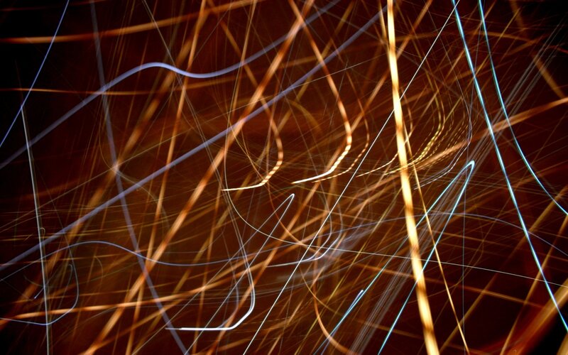 Abstract light trails