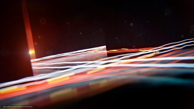 Abstract light trails at night