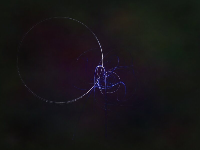 Abstract Light Trails — Black