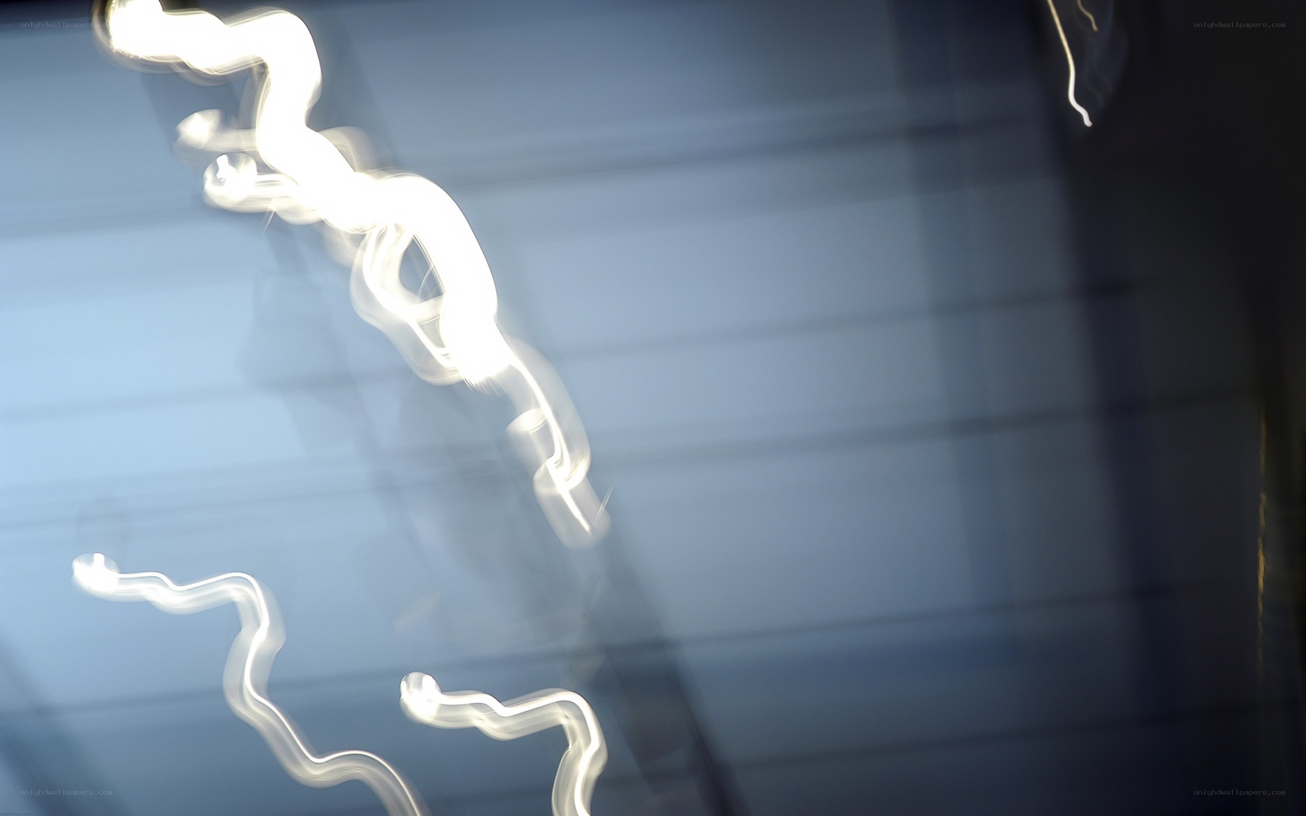 Abstract light trails in motion