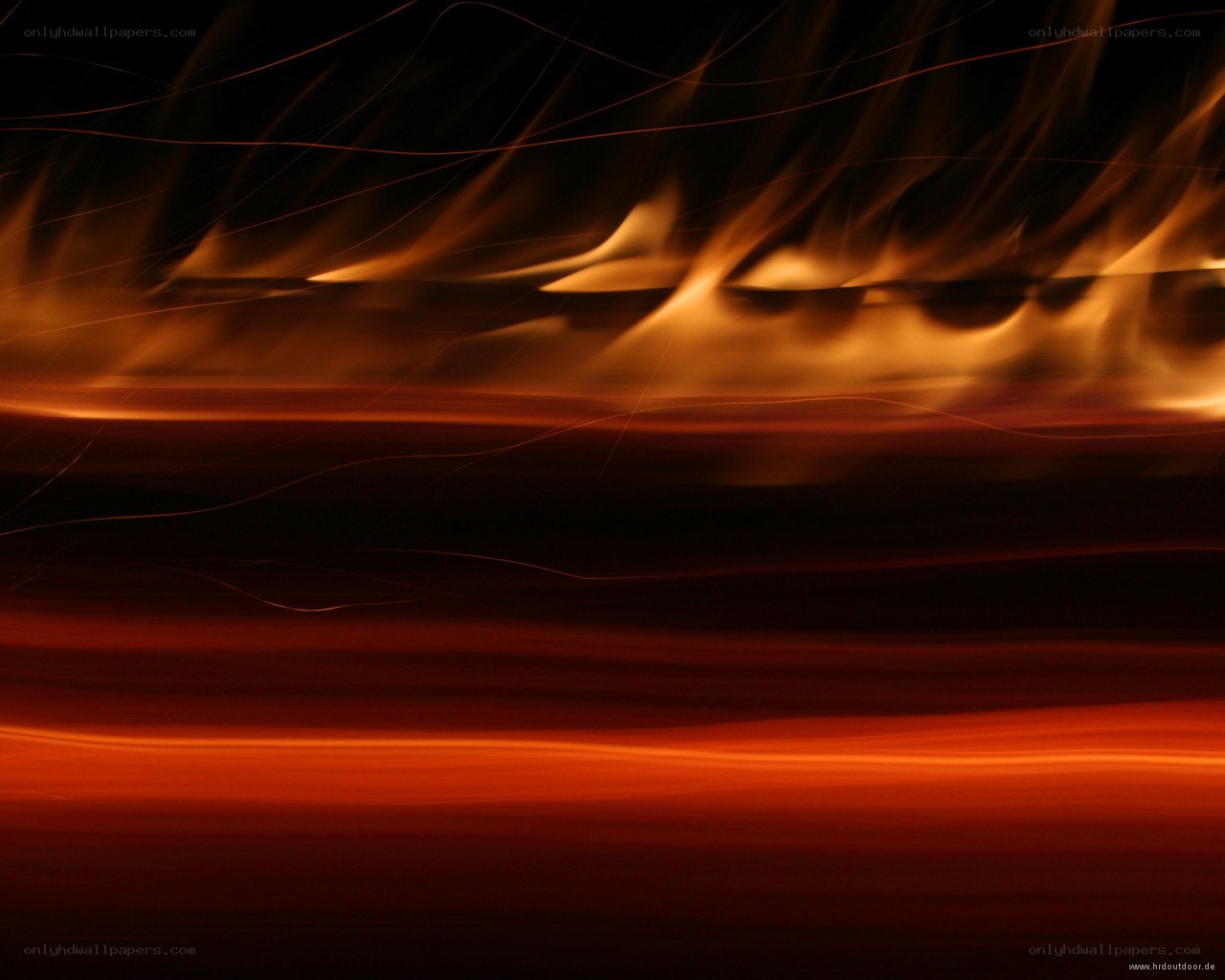Abstract light trails in motion