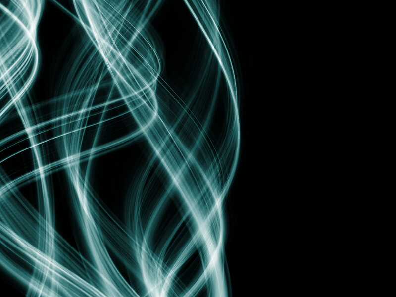 Abstract light trails on black