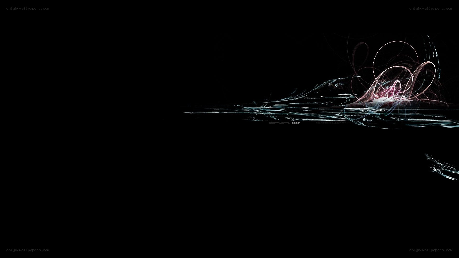 abstract light trails on black