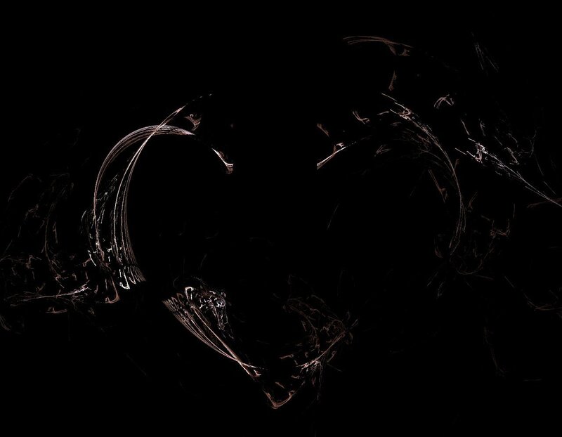abstract light trails on black