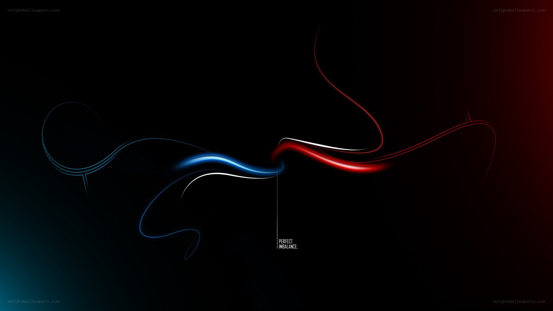 Abstract light trails on dark background