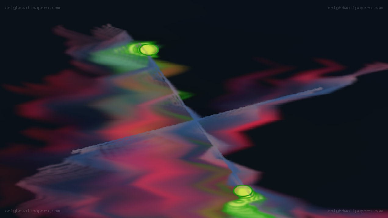 Abstract light trails on dark background