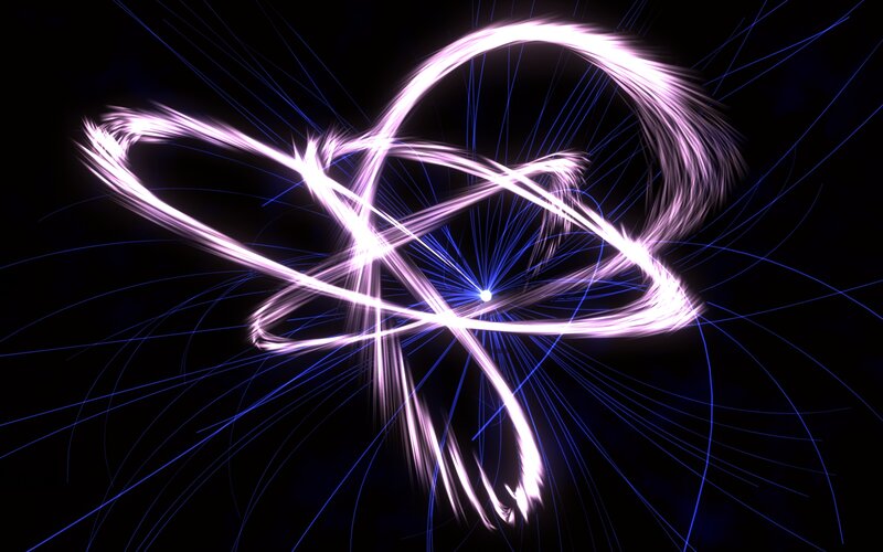 Abstract Light Trails — Purple, Dynamic