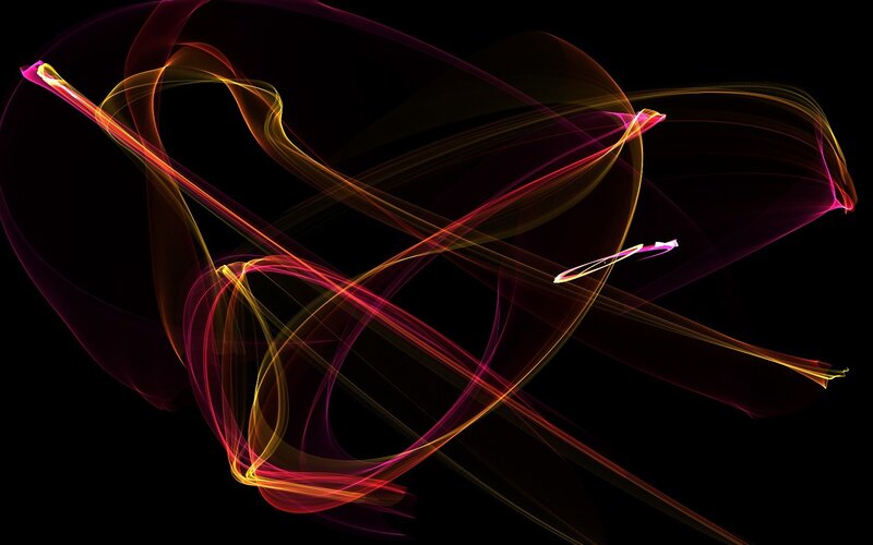 Abstract Light Trails — Red, Dynamic