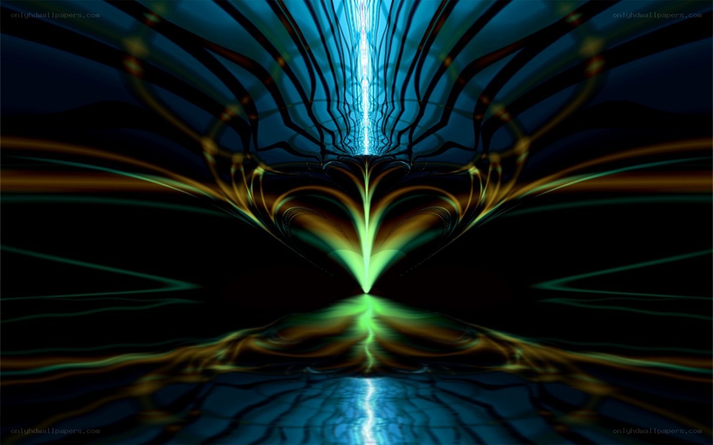abstract light tunnel