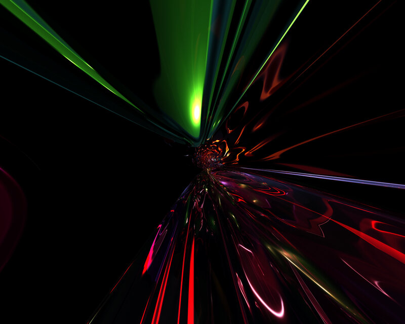 Abstract light tunnel