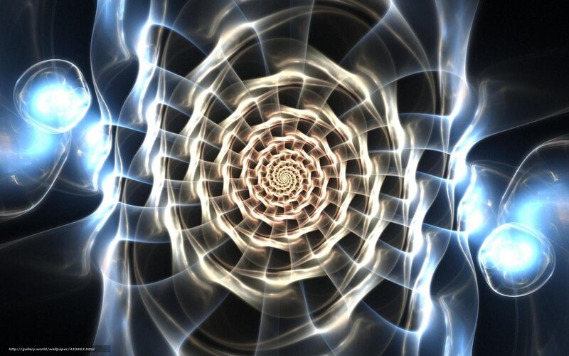 Abstract light tunnel spiral
