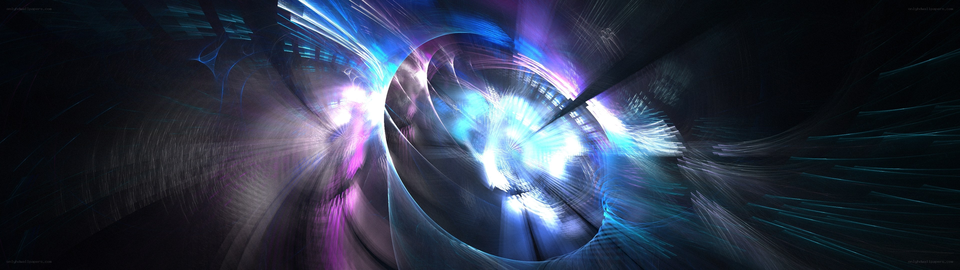 Abstract light vortex tunnel