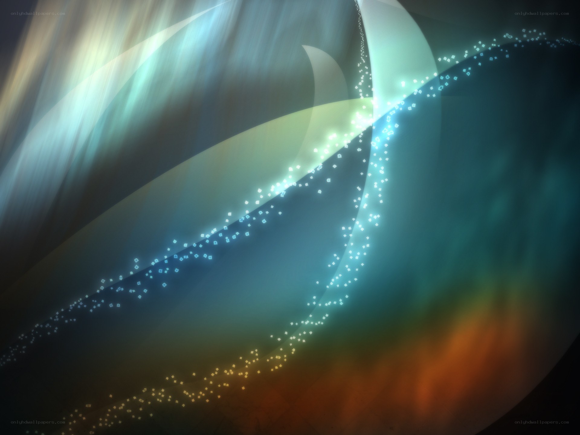 Abstract light wave animation