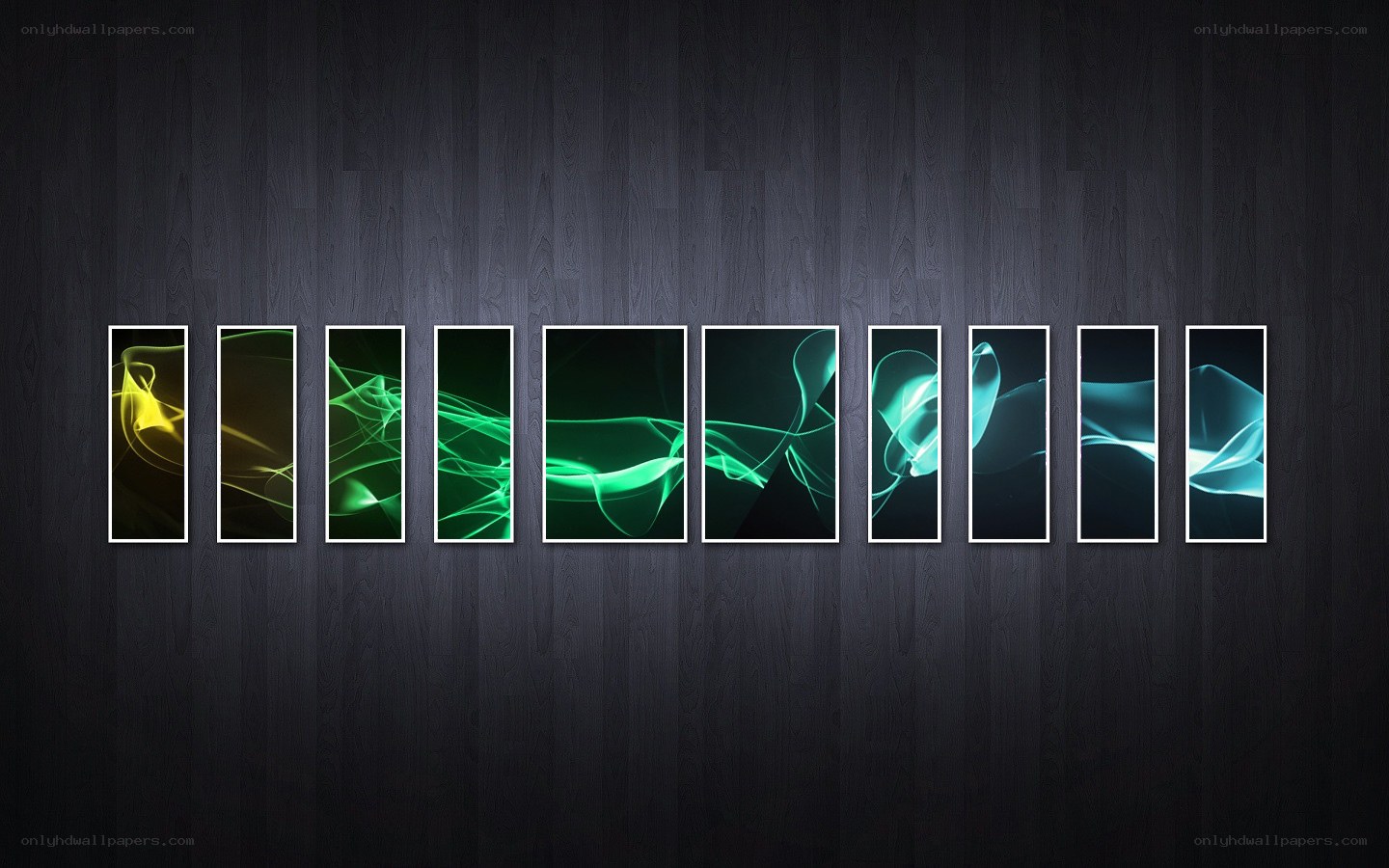 Abstract light wave art series