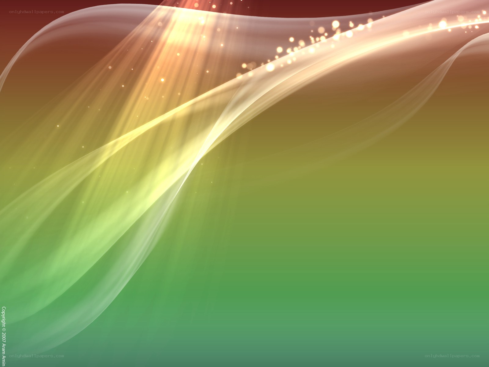 Abstract light wave background