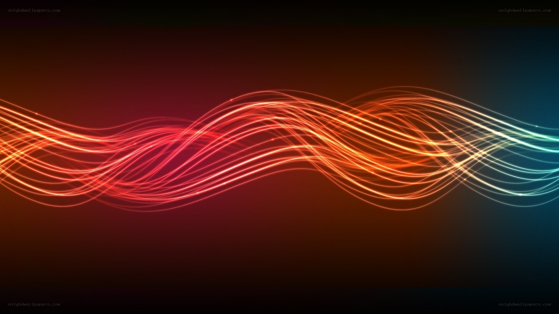 Abstract light wave design