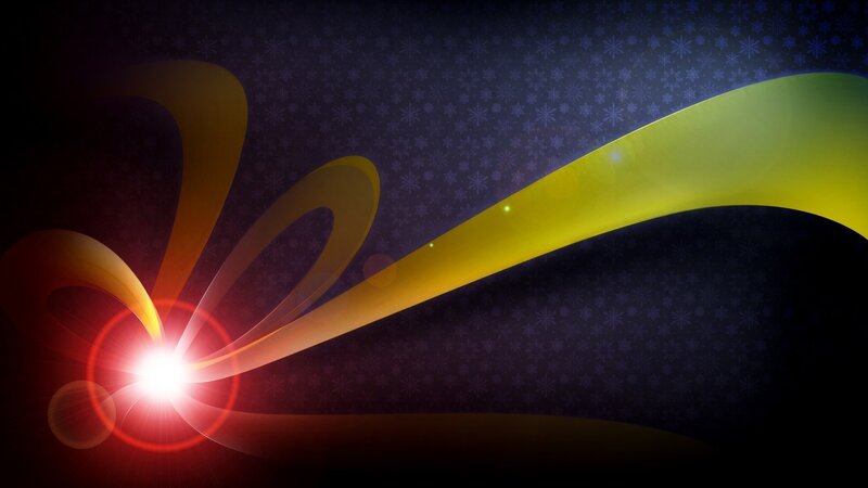 Abstract light wave design