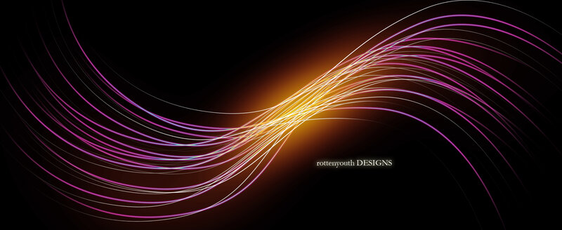 Abstract light wave design