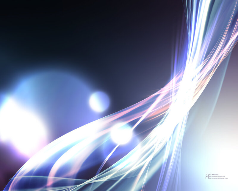 Abstract light wave design