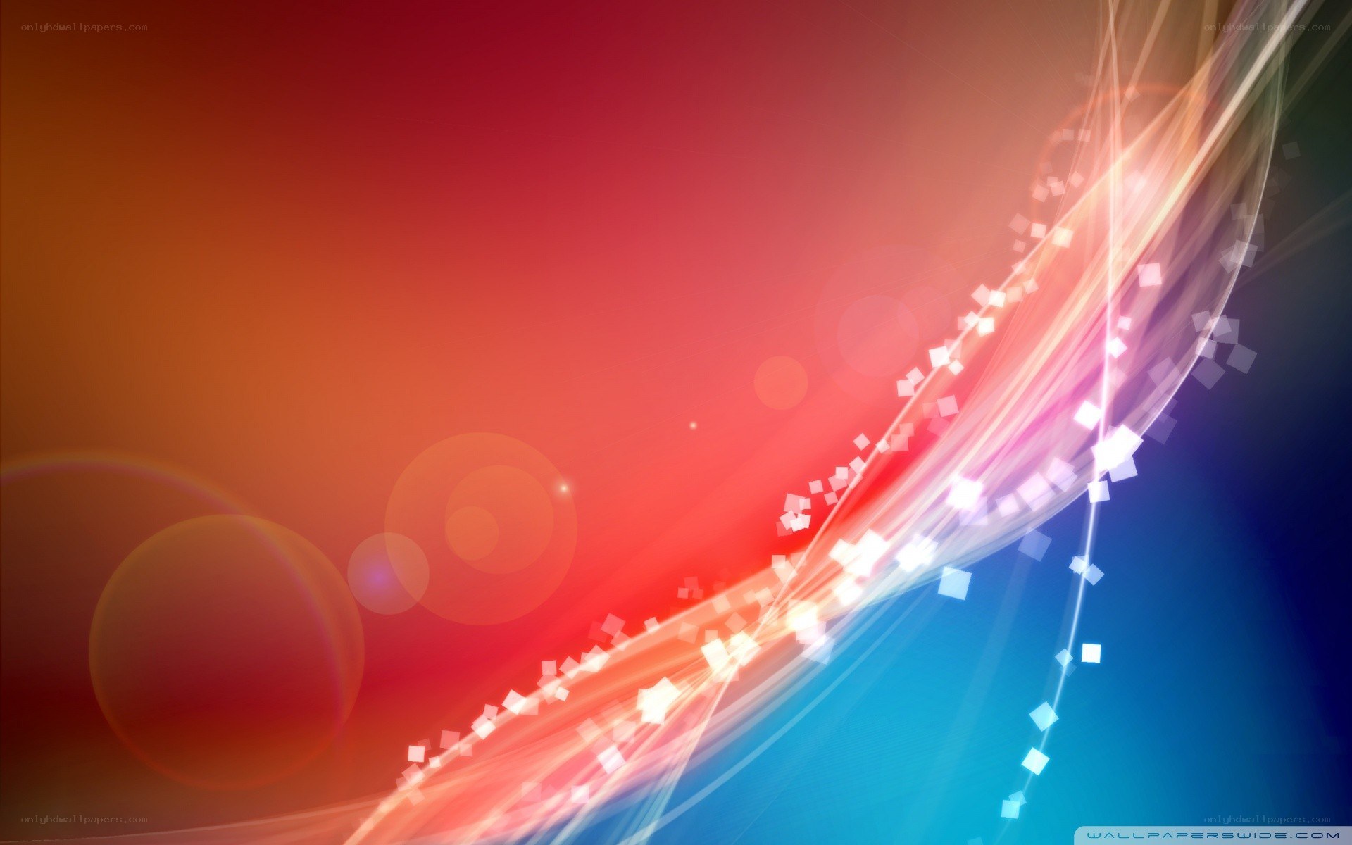 Abstract light wave design