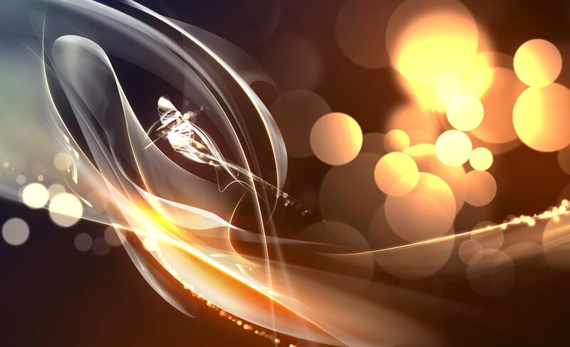 Abstract light wave design