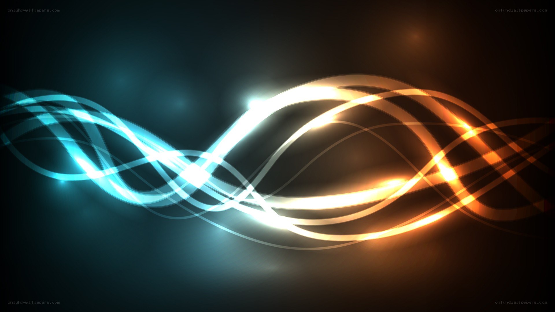 Abstract light wave design