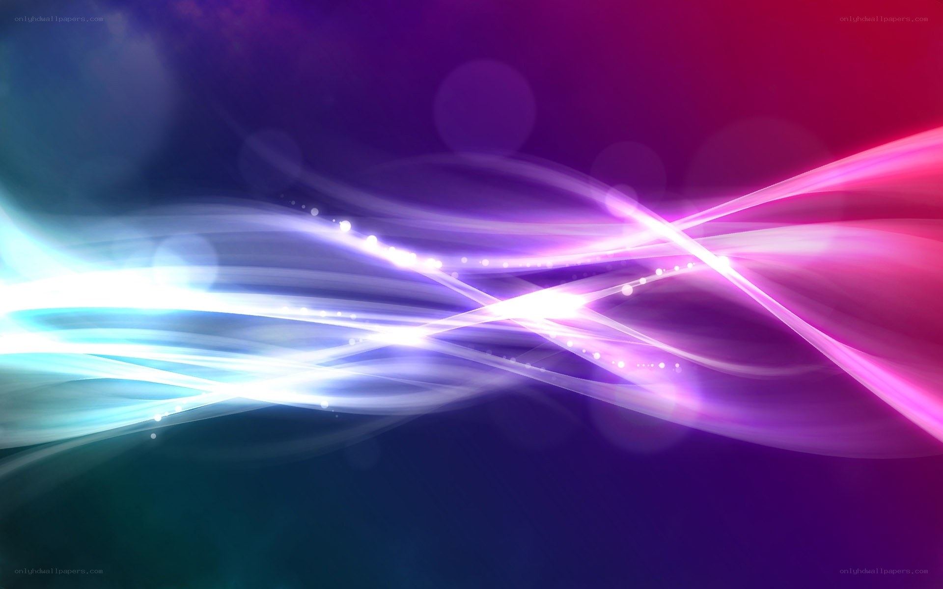 Abstract light wave design