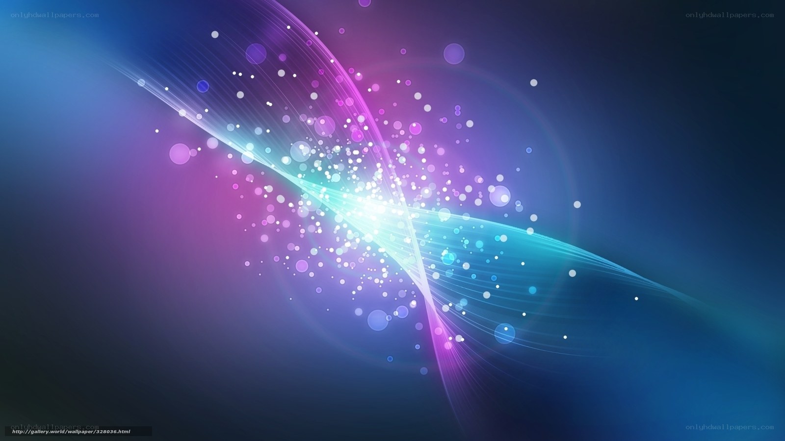 Abstract light wave design