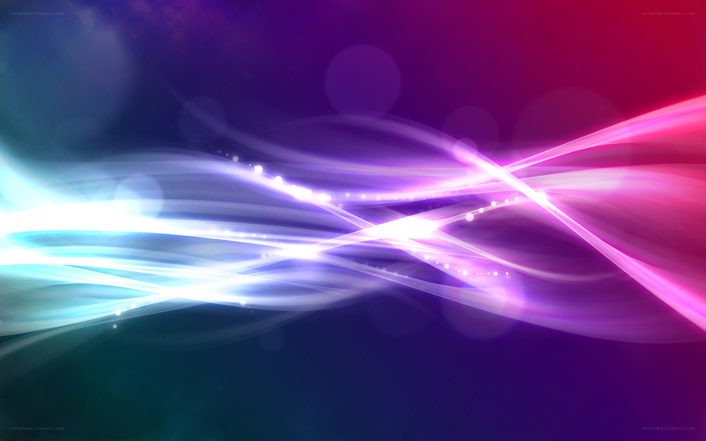 Abstract light wave design