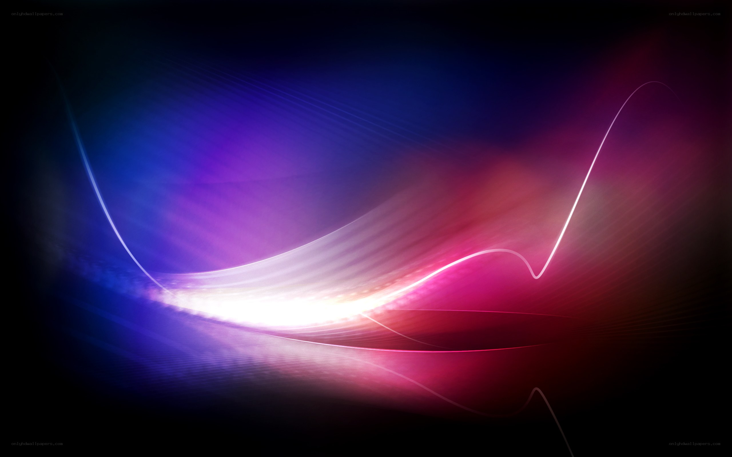 Abstract light wave design
