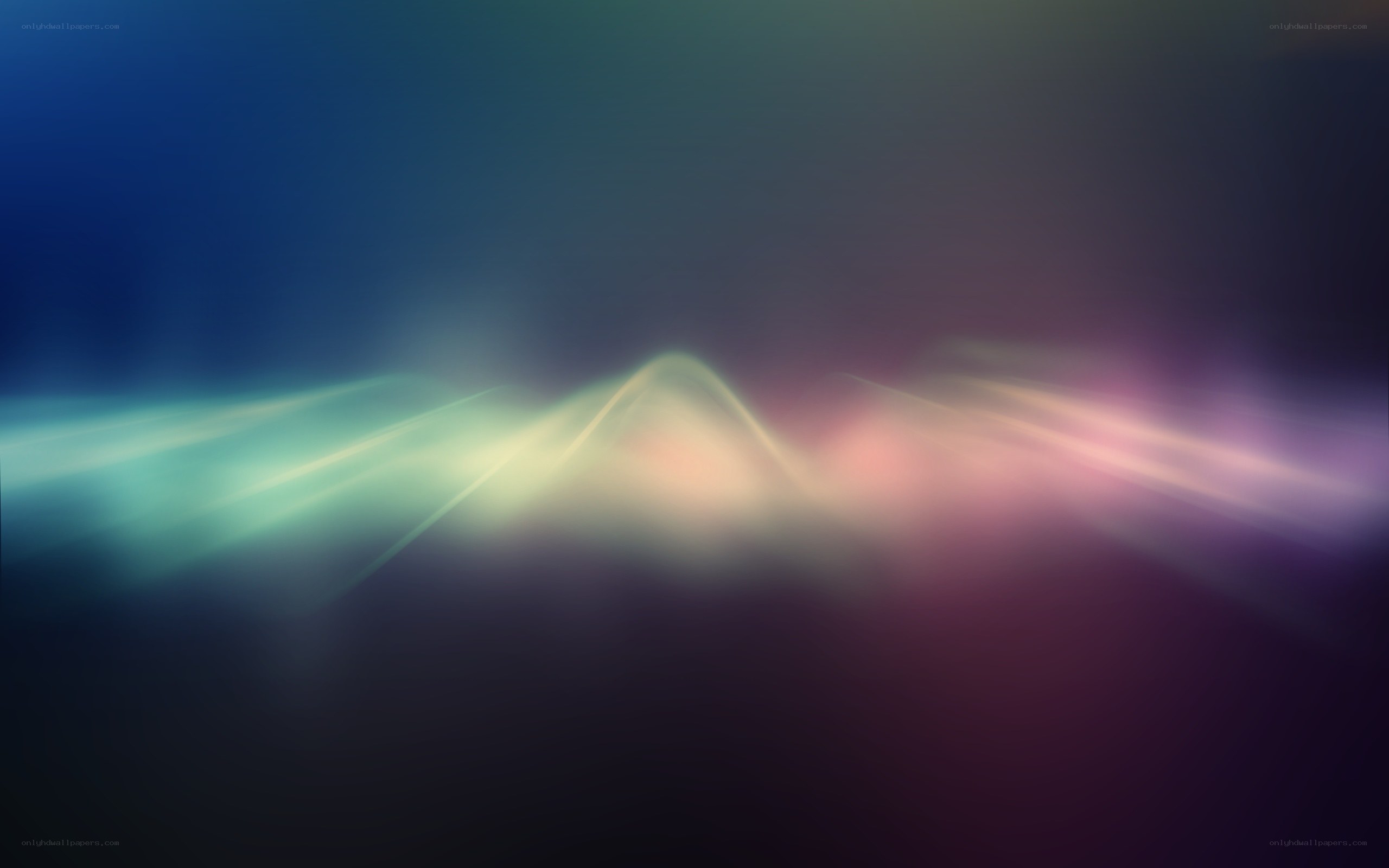 Abstract light wave design