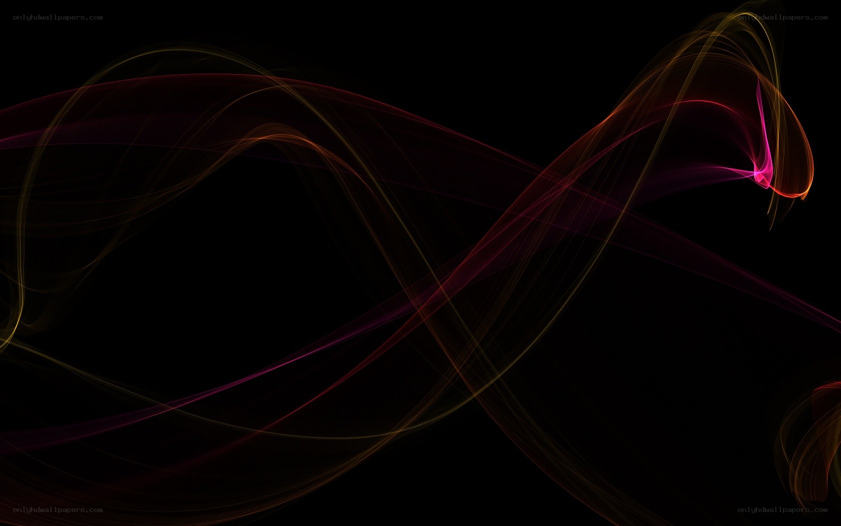 Abstract light wave design