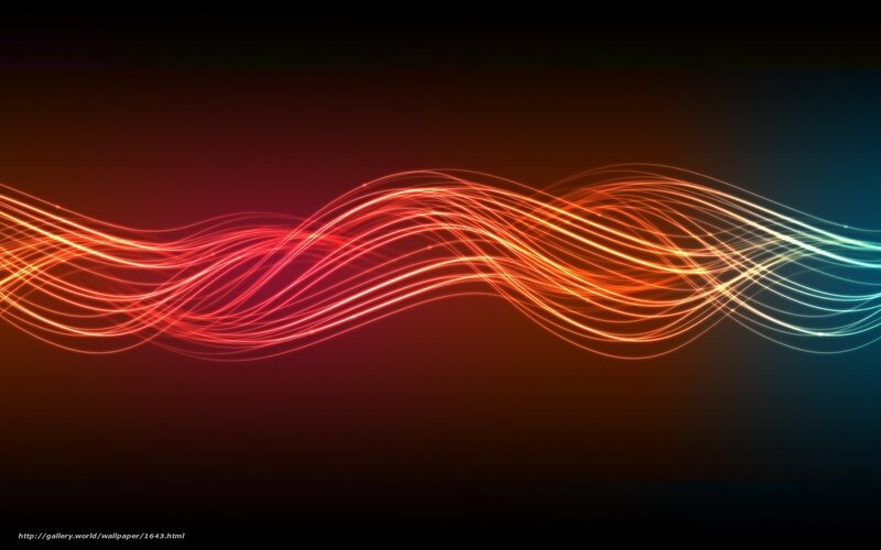 Abstract light wave design