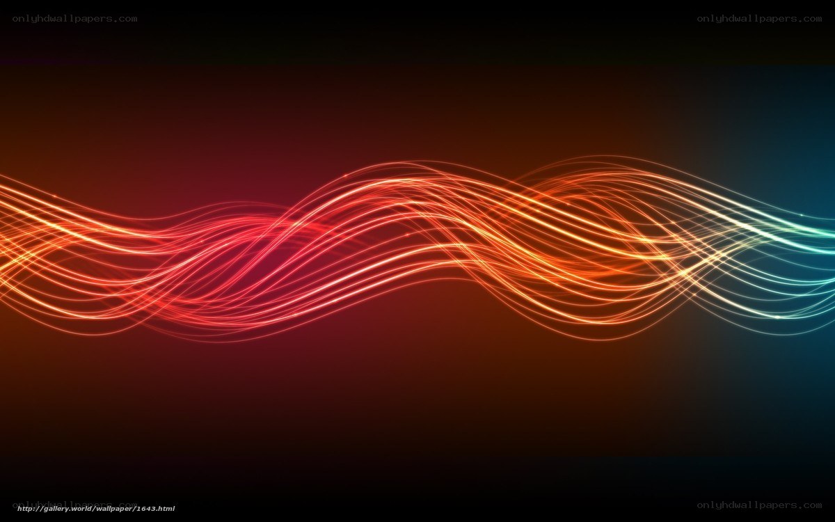 Abstract light wave design