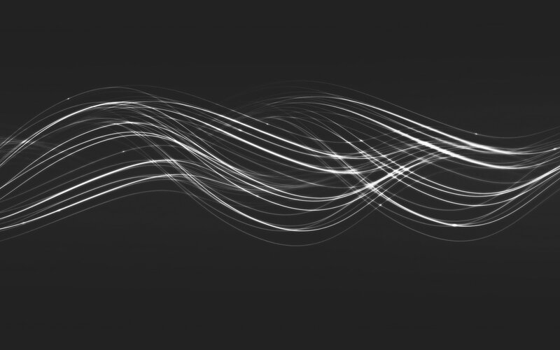 Abstract light wave lines