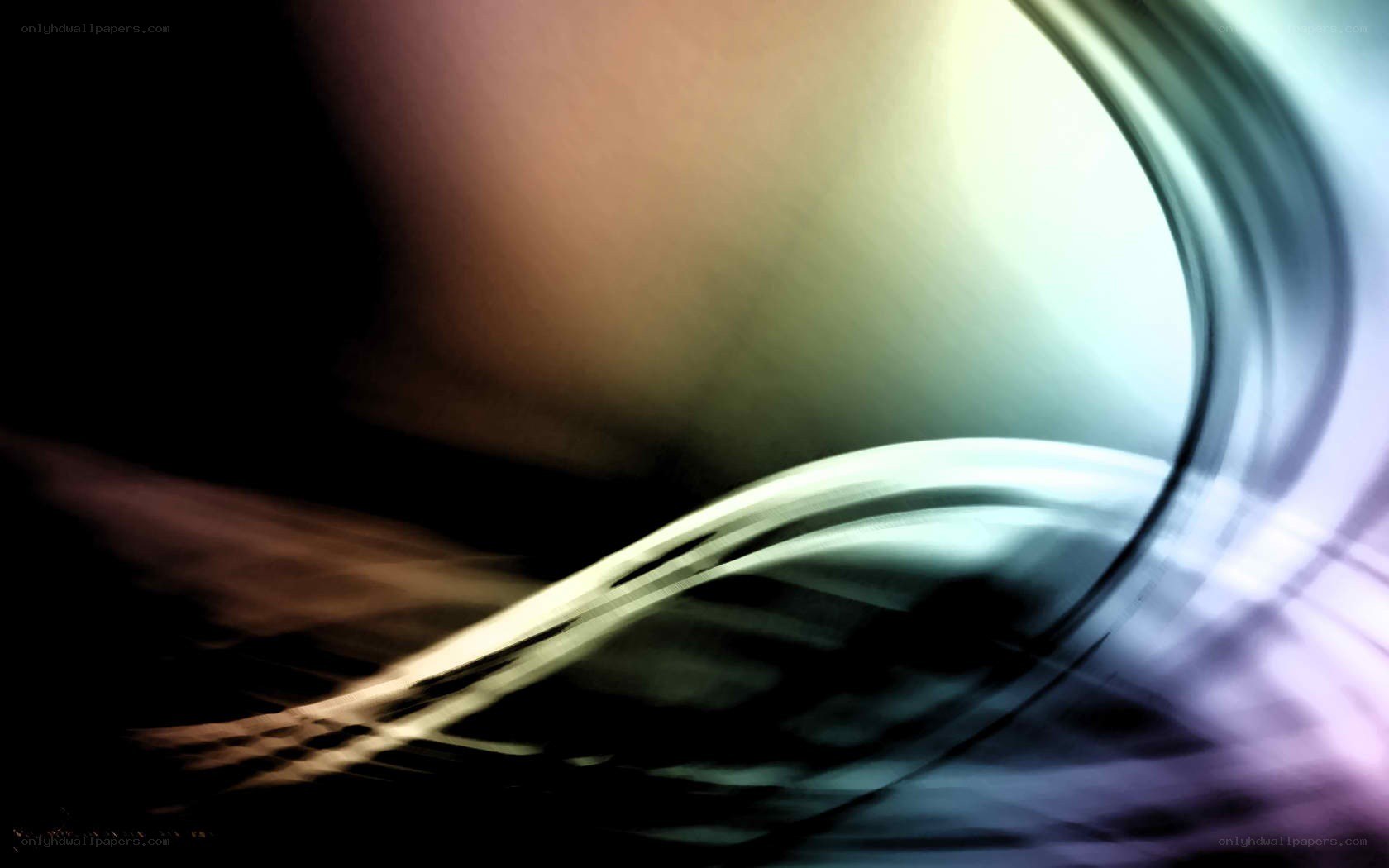 abstract light wave motion